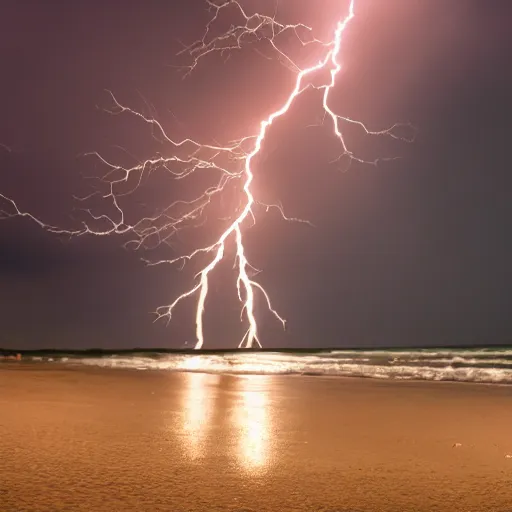 Image similar to a flower on the beach by the sea, dramatic lightning, cinematic lights, photo 1 5 mm,