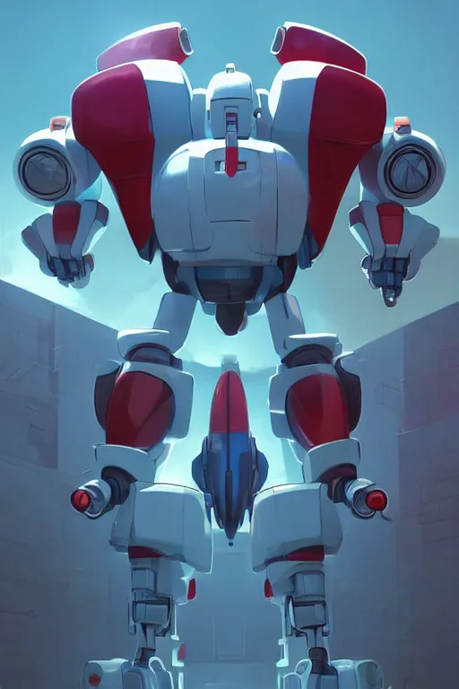 Image similar to metabots medabots medarotto medarot robot minimalist comics, behance hd by jesper ejsing, by rhads, makoto shinkai and lois van baarle, ilya kuvshinov, rossdraws global illumination ray tracing hdr radiating a glowing aura