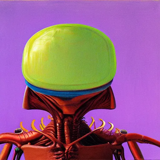 Image similar to alien by wayne thiebaud