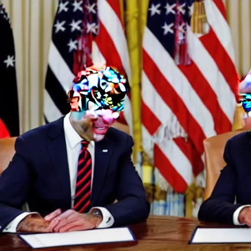 Image similar to biden doing a dodgy deal with the chinese