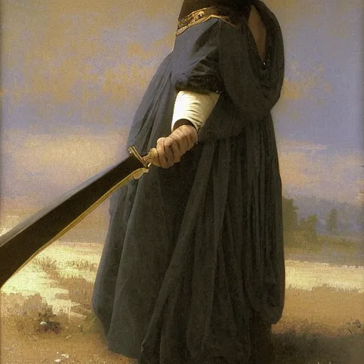 Prompt: Knight by William Adolphe Bouguereau W 1024