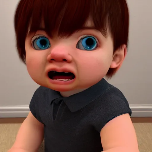 Prompt: an angry toddler, photorealistic, highly detailed, soft lighting, cinematic