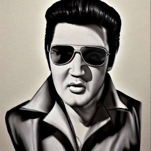 Image similar to Elvis Presley, hairlip, frightened, highly detailed, photorealistic,