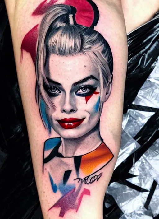 40 Harley Quinn Sleeve Tattoos