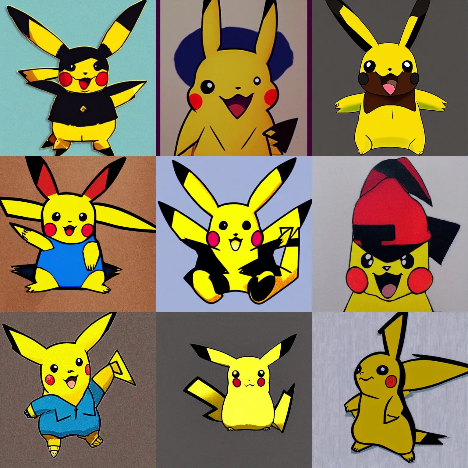 Prompt: alternative version of pikachu