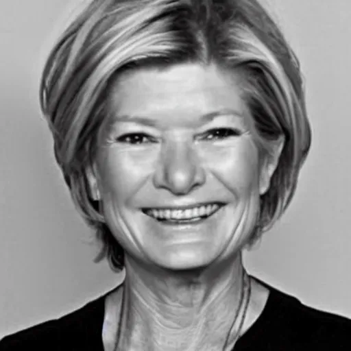 Prompt: martha stewart's mugshot