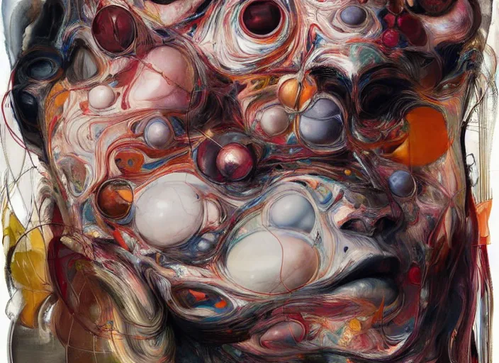 Image similar to it is only with the heart that one can see rightly ; what is essential is invisible to the eye. by jenny saville, scifi, neo - gothic, intricate, rich deep colors. part by james jean, part by adrian ghenie and gerhard richter.