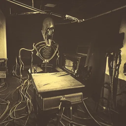 Image similar to creepy lovecraftian studio pictures