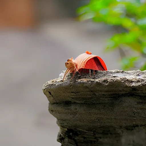 Image similar to a cat hermit crab