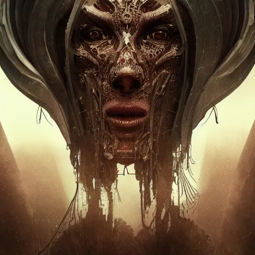 Image similar to Very very very very highly detailed epic central composition photo of demonic face, intricate, dystopian, sci-fi, extremely detailed, digital painting, artstation, concept art, smooth, sharp focus, illustration, intimidating lighting, incredible art by Anna Dittmann, Octane render in Maya and Houdini