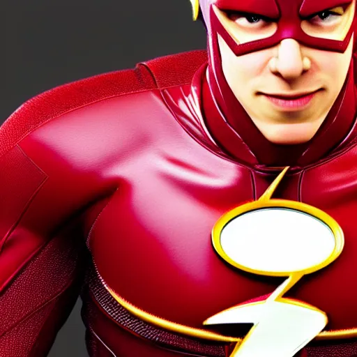 Image similar to CGI render of the flash as waya steurbaut in the style of waya Steurbaut