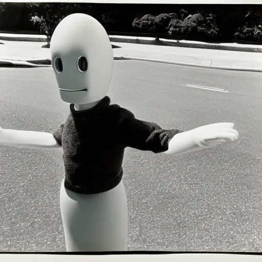 Prompt: a portrait ofMarvin the paranoid android the hitchhiker guide to the galaxy, photorealistic, by Garry Winogrand