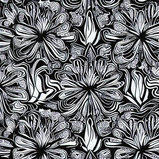 Image similar to cosmic nebula lotus flower design by Ed Hardy, matte black background, horizontal symmetry