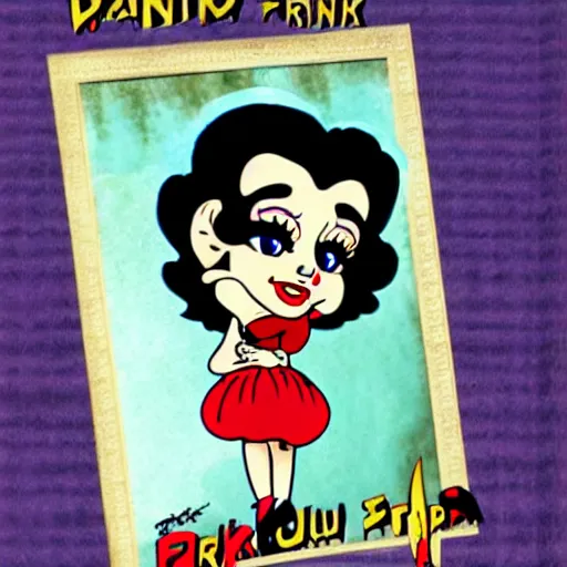 Image similar to dr. Frank n furter as Betty boop