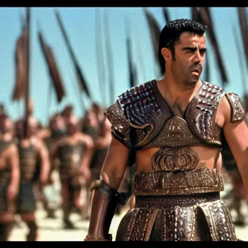 Image similar to still of xavi hernandez in gladiator ( 2 0 0 0 )