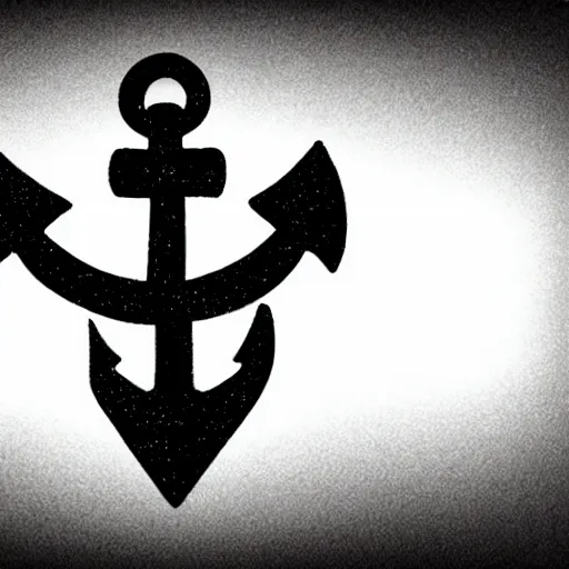 Image similar to vector symbol of an anchor