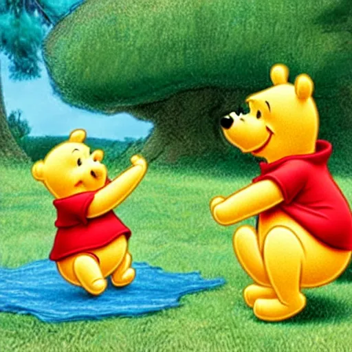 Image similar to funny winnie the pooh