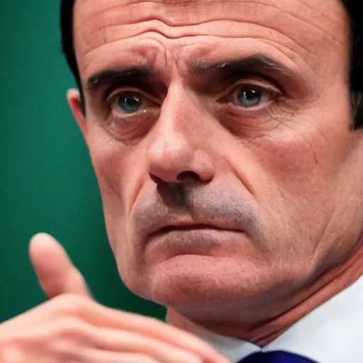 Prompt: Manuel Valls extremely detailed with too many fingers
