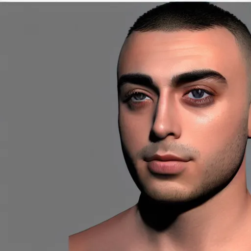 Image similar to a closeup shot of handsome mizkif from twitch, photorealism, 8k