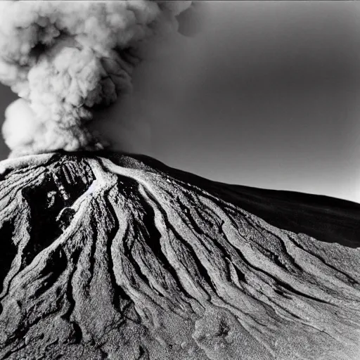 Image similar to An electron microscope image of a volcano