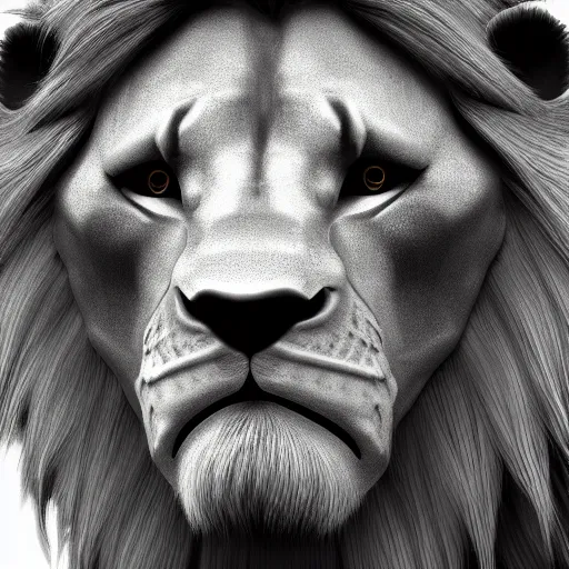 Prompt: a man with a lion head, zoom out, smooth, 8k, unreal engine 5, digital art