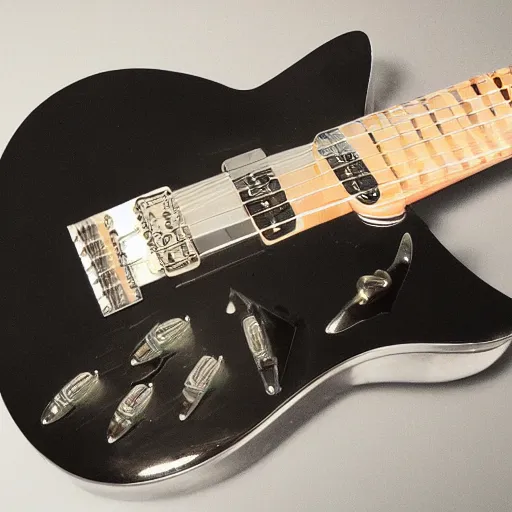 Image similar to an electric guitar prototype