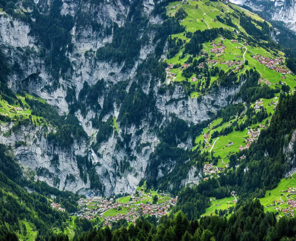 Image similar to Amazing Switzerland Landscape that are out of this world 8k