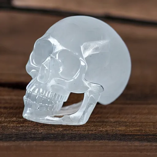 Image similar to clear quartz skull