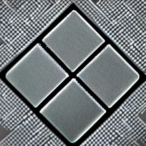 Image similar to photo lithography on silicon wafers, small IC