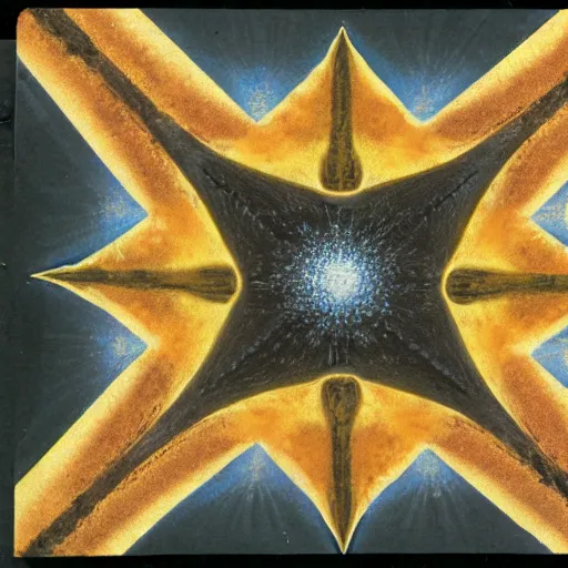 Image similar to old picture of a quasi-star