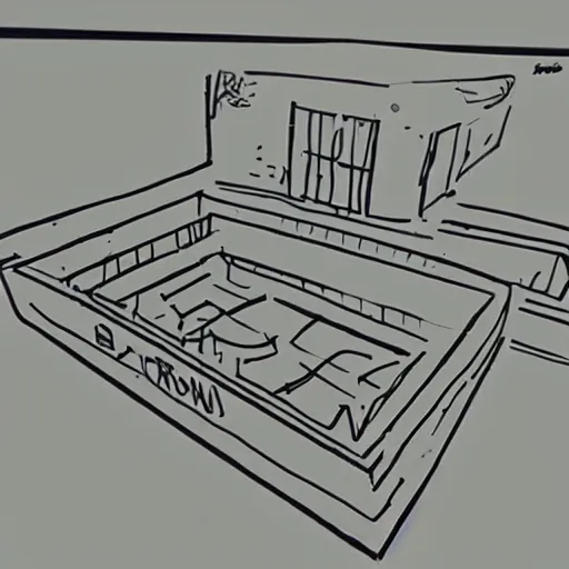 Prompt: Art demo of two point perspective.