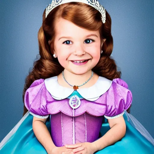 Image similar to photo portrait of sofia the first