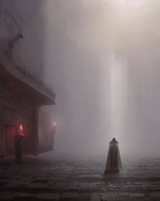 Image similar to Hyper realistic oil painting of a JesusChrist in the world of Super Mario, fog, volumetric lighting, by greg rutkowski