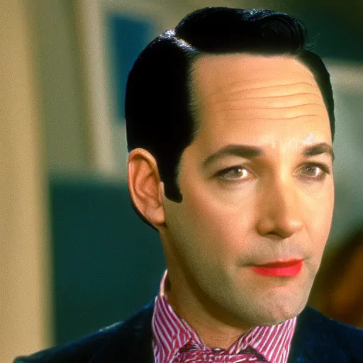 Prompt: paul rudd as peewee herman