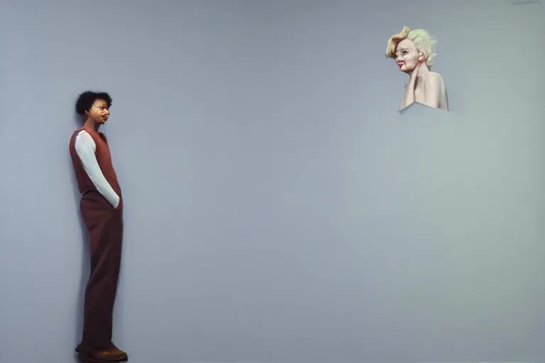 Image similar to portrait of merlyn monroe artwork by tim eitel