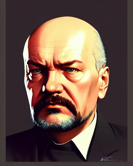 Prompt: lenin!!!, fine - face, audrey plaza, realistic shaded perfect face, fine details. anime. realistic shaded lighting poster by ilya kuvshinov, magali villeneuve, artgerm, jeremy lipkin and michael garmash and rob rey