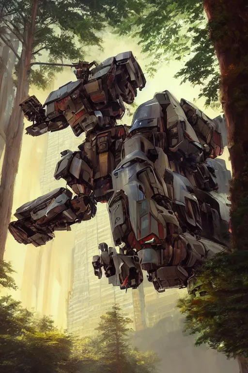 Prompt: giant wooden mecha bear attacking wooden tree skyscraper, octane render, 3 d pixar disney digital cgi rtx hdr painting, highly detailed, artstation cgsociety masterpiece, by syd mead, greg rutkowski, wlop, artger