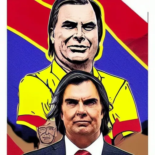 Prompt: nazbol bolsonaro