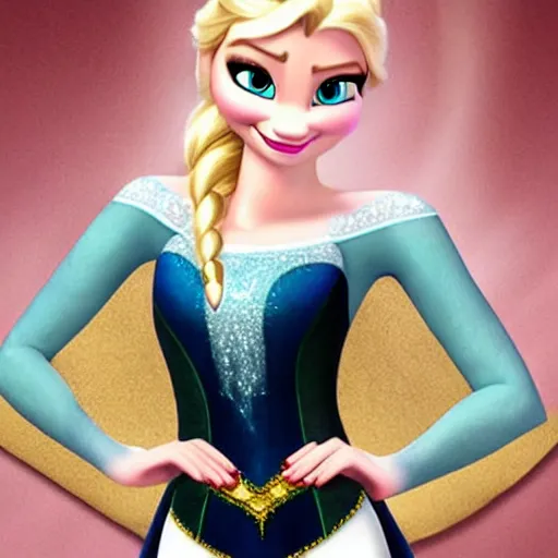 Image similar to smug Elsa