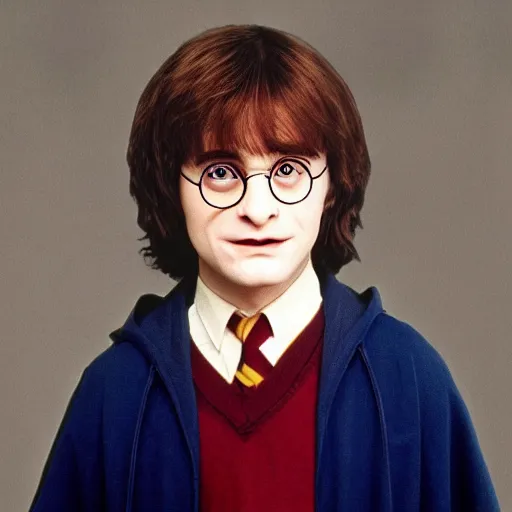 Prompt: Harry potter portrait, 1980 color photo, award winning