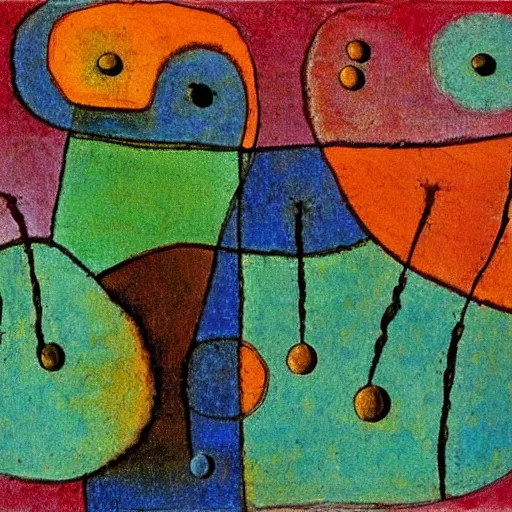 Prompt: a painting of bug by paul klee, intricate detail, expressionism