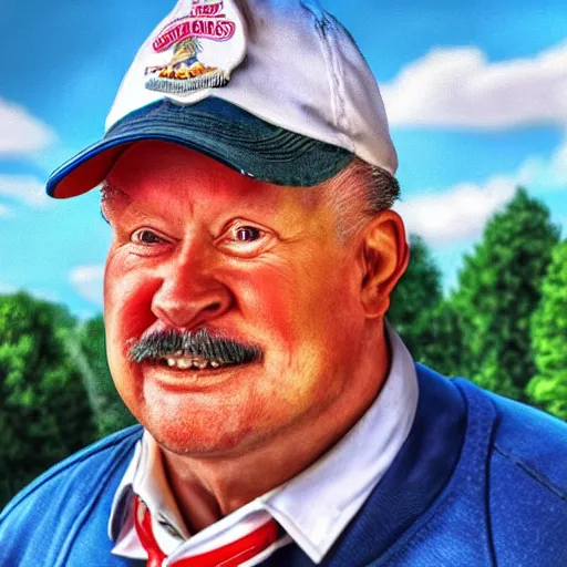 Prompt: stunning award winning hyperrealistic hdr 8 k highly detailed portrait photo of otto mann the simpsons school bus driver as a real human