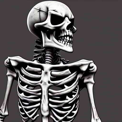 Image similar to skeleton pirate ,highly detailed, 4k, HDR, award-winning, artstation, octane render
