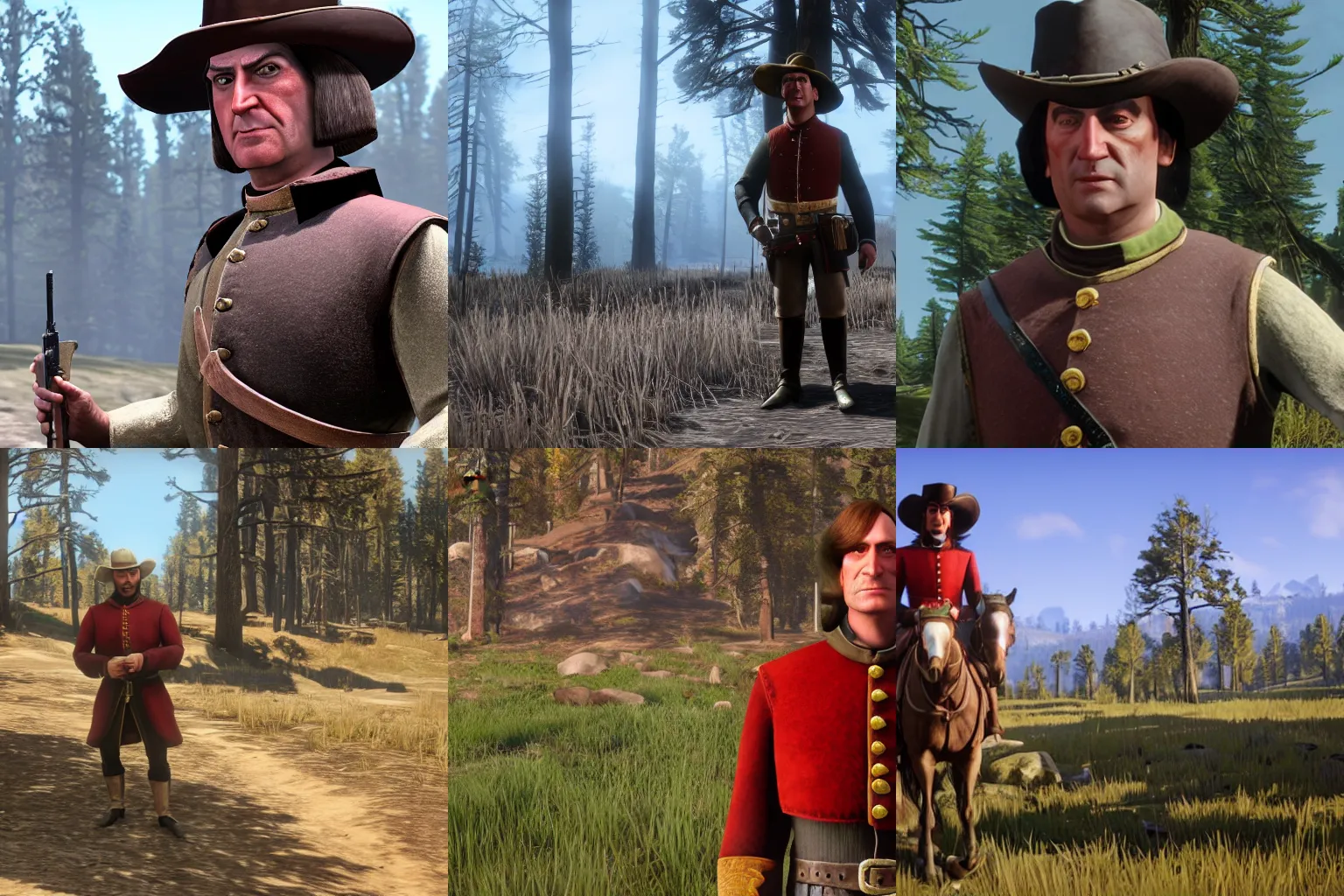 Prompt: Lord Farquaad in Red Dead Redemption 2