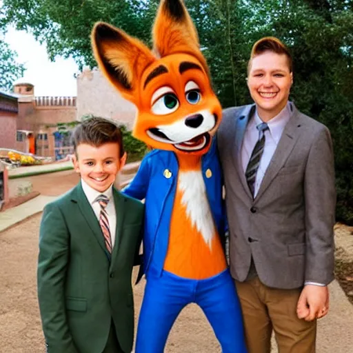 Prompt: Nick Wilde, and his friend, Nick Milde