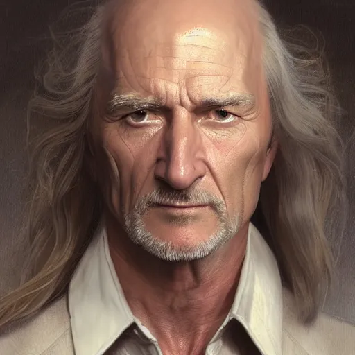 Prompt: John Locke with beautiful flowing long hair, detailed, centered, digital painting, artstation, concept art, donato giancola, Joseph Christian Leyendecker, WLOP, Boris Vallejo, Breathtaking, 8k resolution, extremely detailed, beautiful, establishing shot, artistic, hyperrealistic, beautiful face, octane render, cinematic lighting, dramatic lighting, masterpiece