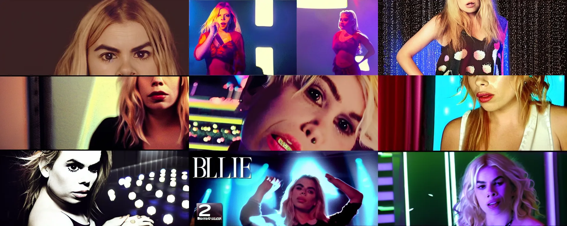 Prompt: 2 5 th anniversary music video still, billie piper -'day & night ( billie's version ) ', produced by stargate tor & mikkel, 2 0 2 5 popstar comeback single, choreography by jojo gomez, dancefloor, disco lights, nightclub,'0 0 s nostalgia, singer - songwriter, top 4 0