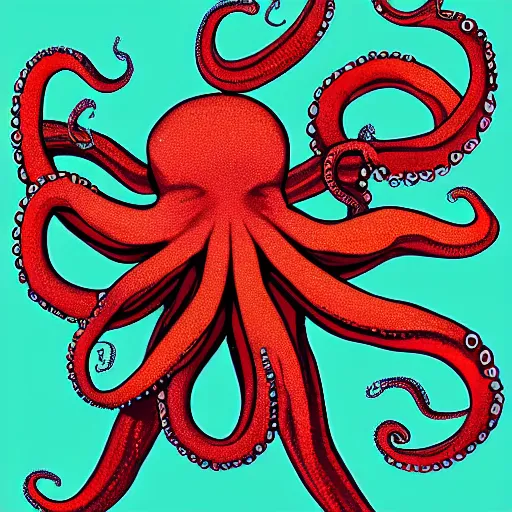 Prompt: octopus with 100 arms