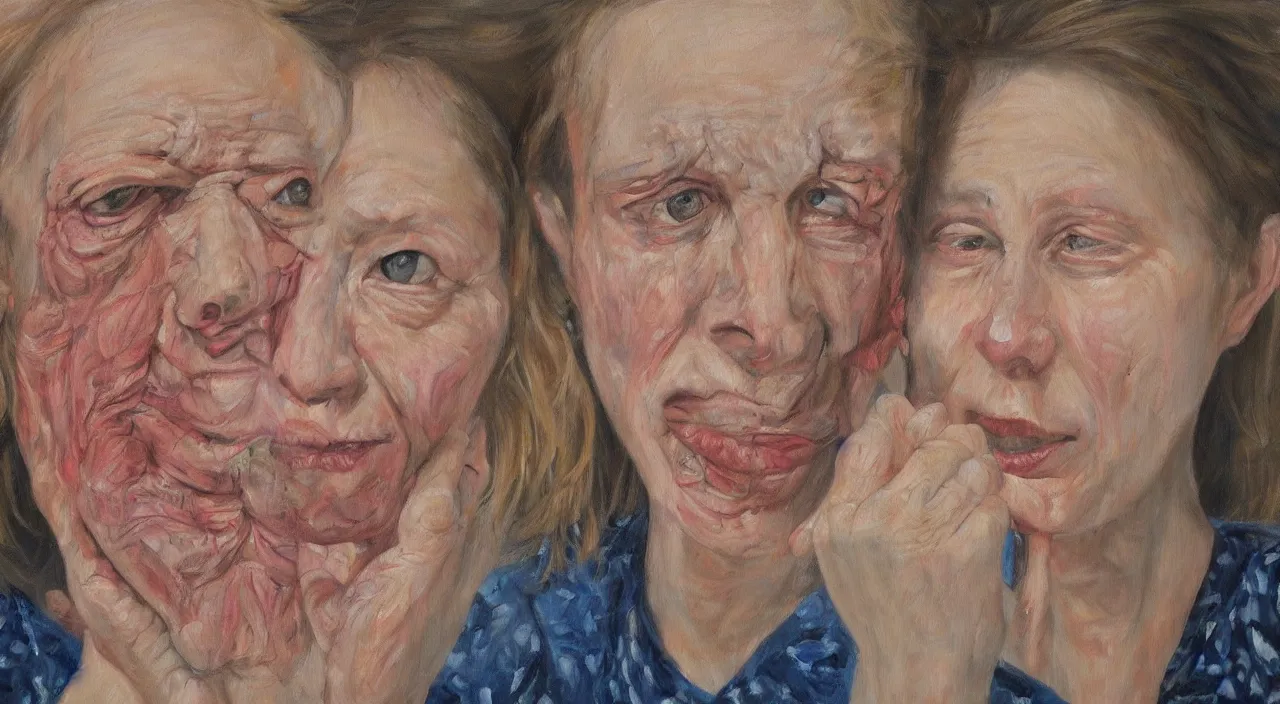 Prompt: a hyperrealistic painting of an ugly person by Margaret Graeme Niven and Anne Rigney