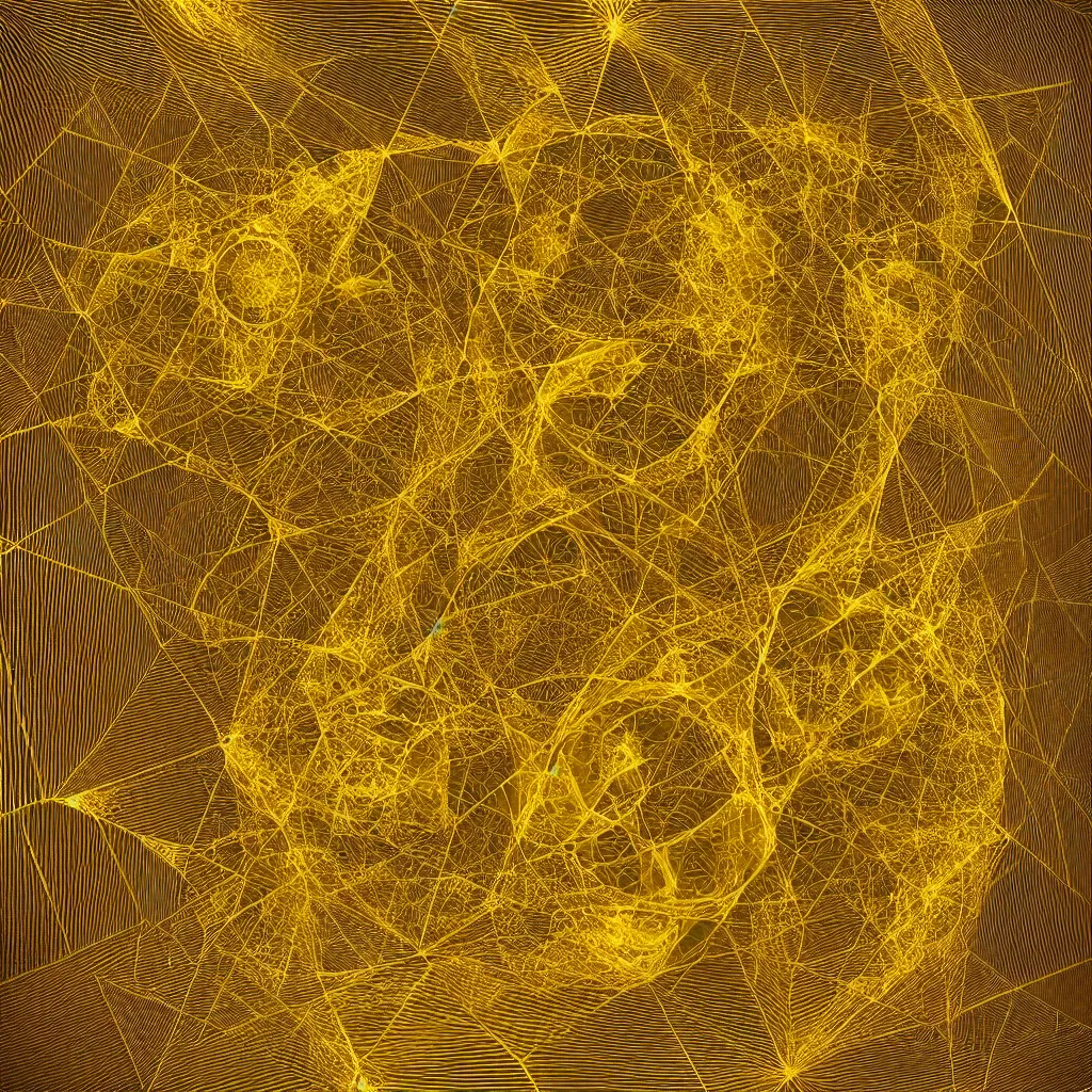 Image similar to “ a golden cloud, a greek goddess woman made out golden platonic geometric solids, a fractal smooth continuous hyperbolic surfaces made out of marble, highly detailed in 4 k ”